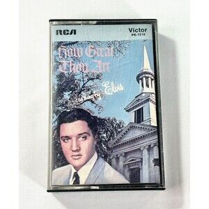 Elvis Presley How Great Thou Art Vintage Cassette Tape 1967 RCA